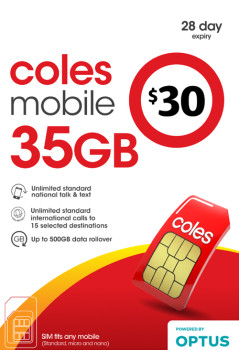 Coles Mobile 30 Prepaid SIM