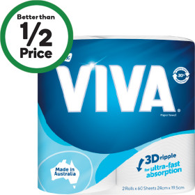 Viva Paper Towel Pk 2