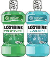 Listerine Mouthwash Fresher & Cleaner 500mL Selected Varieties