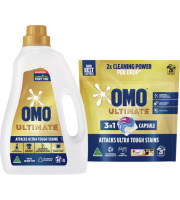 OMO Ultimate Laundry Liquid 2 Litre, Powder 2kg or Capsules 28 Pack Selected Varieties