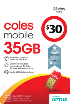 Coles Mobile 30 Prepaid SIM
