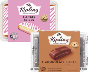 Mr Kipling Cakes or Slices 150g-165g