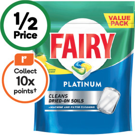 Fairy Platinum Dishwasher Tablets Pk 80