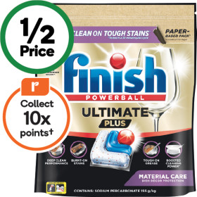 Finish Ultimate Plus Material Care Dishwasher Tablets Pk 80